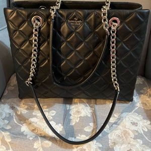 Lovely black quilted Kate Spade used 1x.